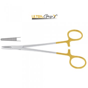UltraGripX™ TC DeBakey Needle Holder Stainless Steel, 20 cm - 8"